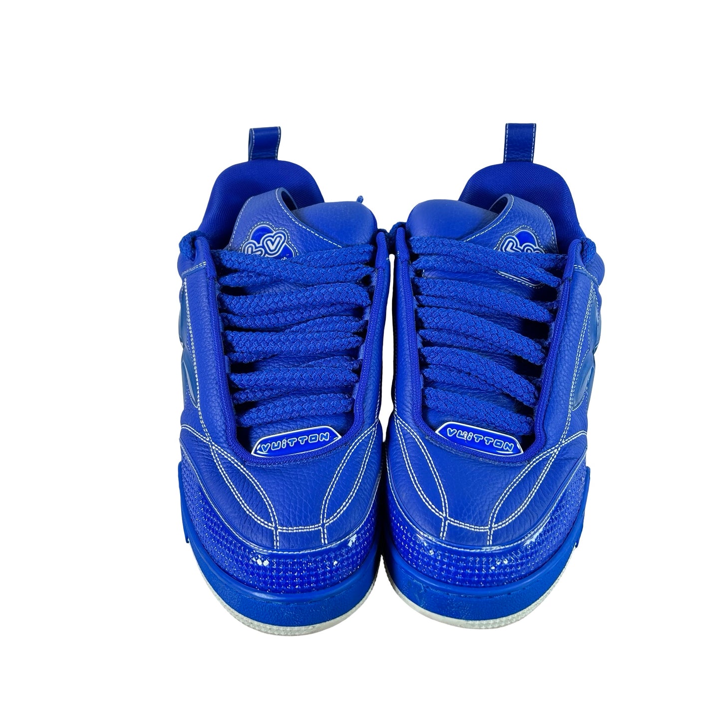 1ABZ71 Louis Vuitton LV Skate Sneaker Blue [USED] - LV 9 / US 10 M (Used) (No Box)