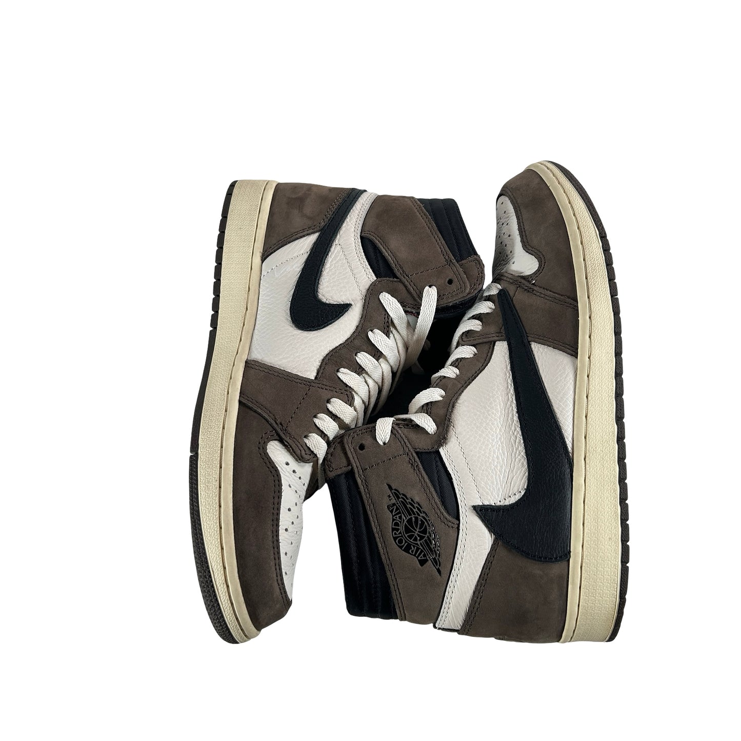 CD4487 100 Jordan 1 Retro High OG SP Travis Scott Mocha [USED] - 9.5 M (Used2)