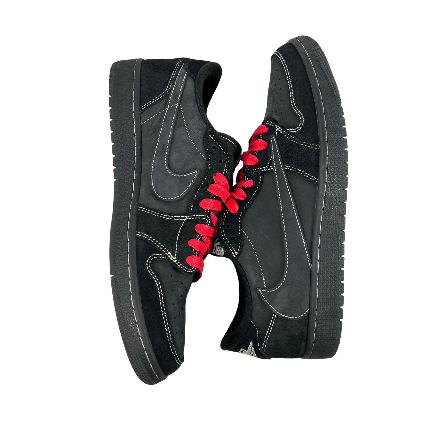 DM7866 001 Jordan 1 Retro Low OG Travis Scott Black Phantom [USED] - 10.5 M (Used9) (No Sleeve)