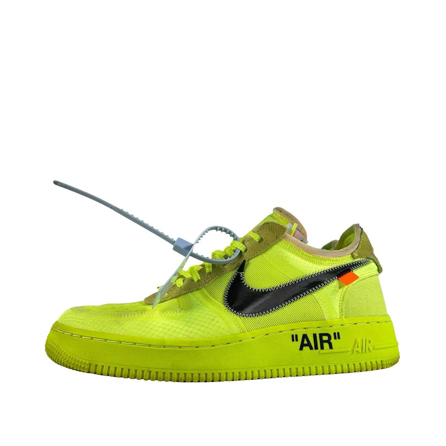 AO4606 700 Nike Air Force 1 Low Off-White Volt [USED] - 9 M (Used3)