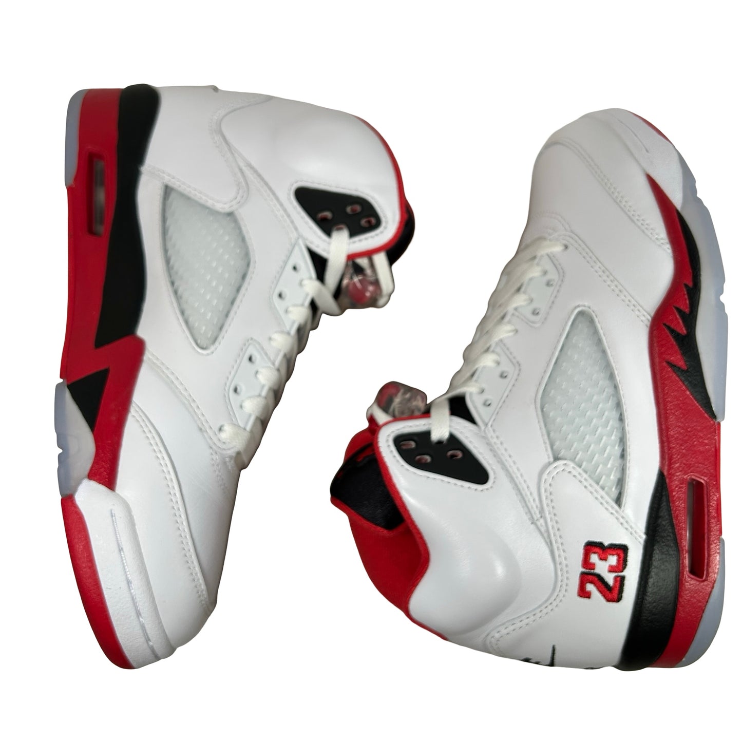 HQ7978 101 Jordan 5 Retro Fire Red Black Tongue (2025) [USED] - 7.5 M (Used2)