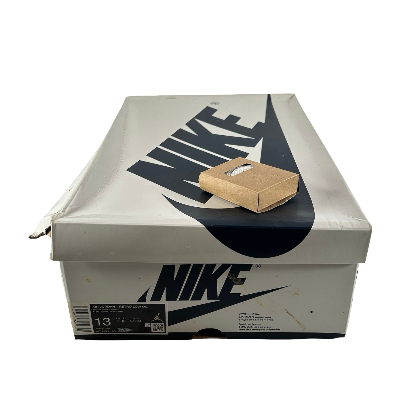 HQ2993 100 Jordan 1 Retro Low OG Howard University [USED] - 13 M (Used)