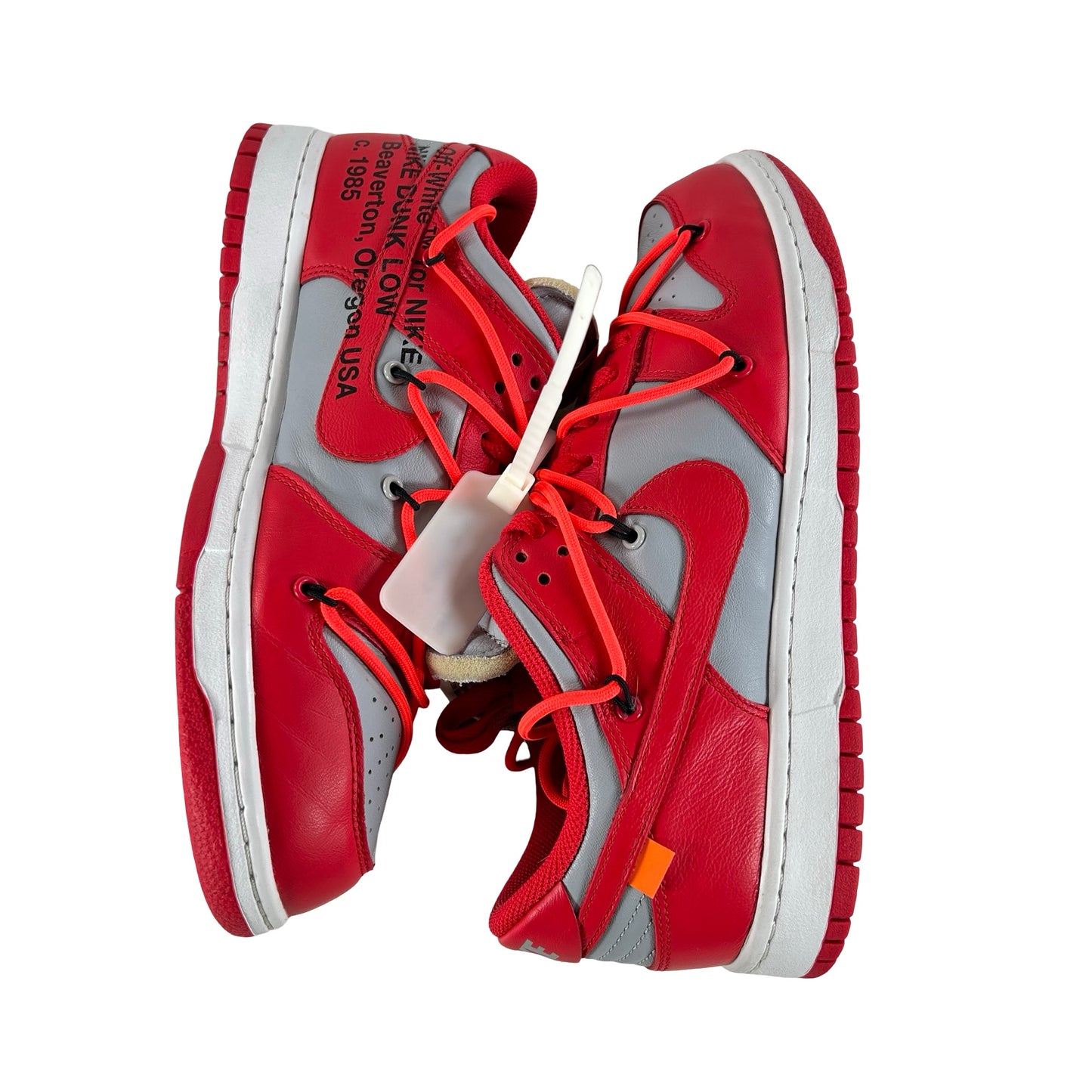 CT0856 600 Dunk Low Off-White Red [USED] - 9 M (Used2)