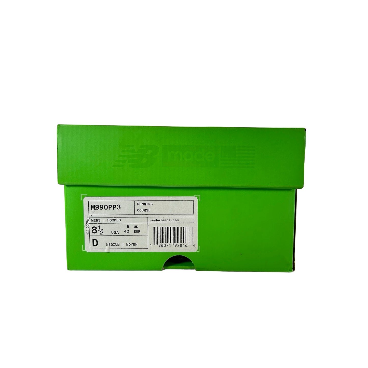 New Balance 990v3 MiUSA Patta Keep Your Family Close [USED] - 8.5 M (Used)