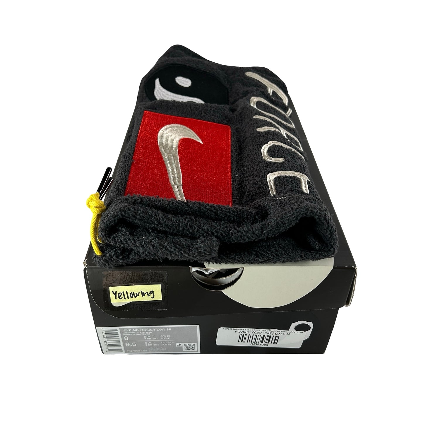 FQ7069 100 Nike Air Force 1 Low Cactus Plant Flea Market White (2024) - 8 M [CONDITIONAL] (Yellowing)