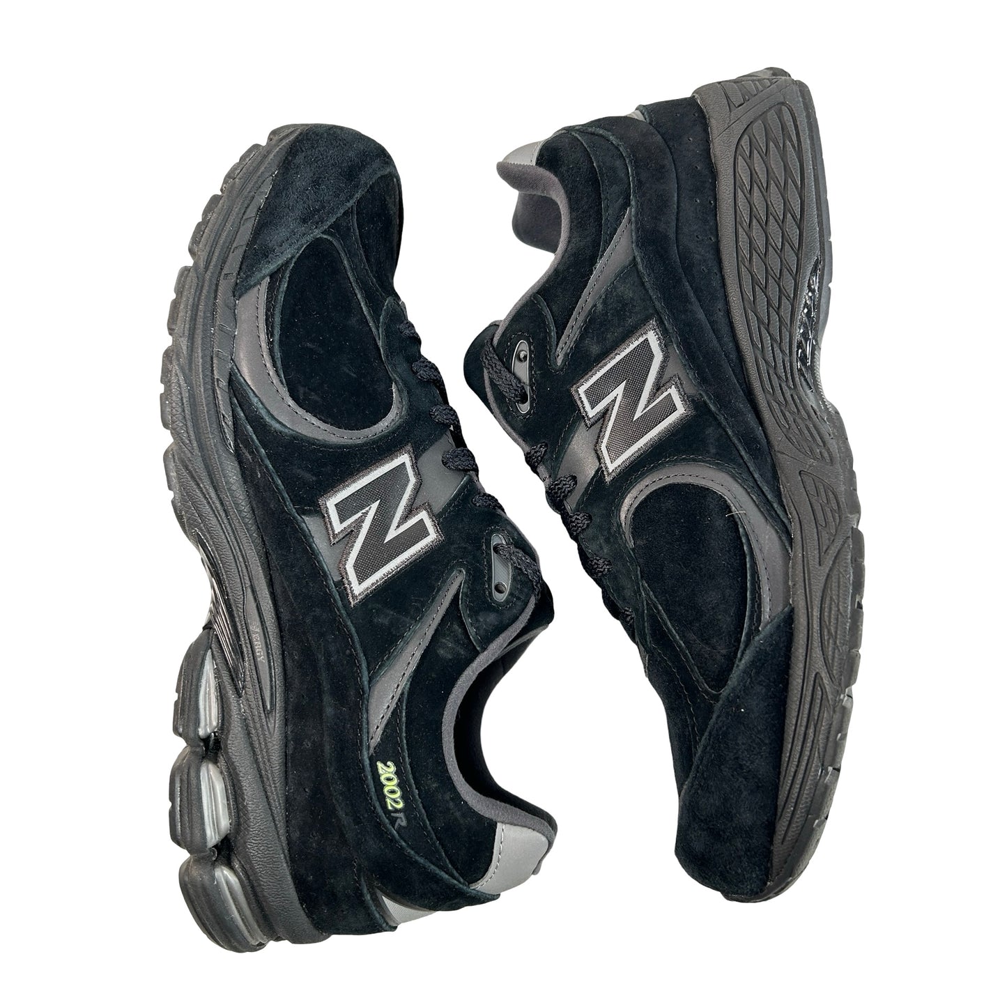 ML2002RO New Balance 2002R Black Green [USED] - 11 M (Used)