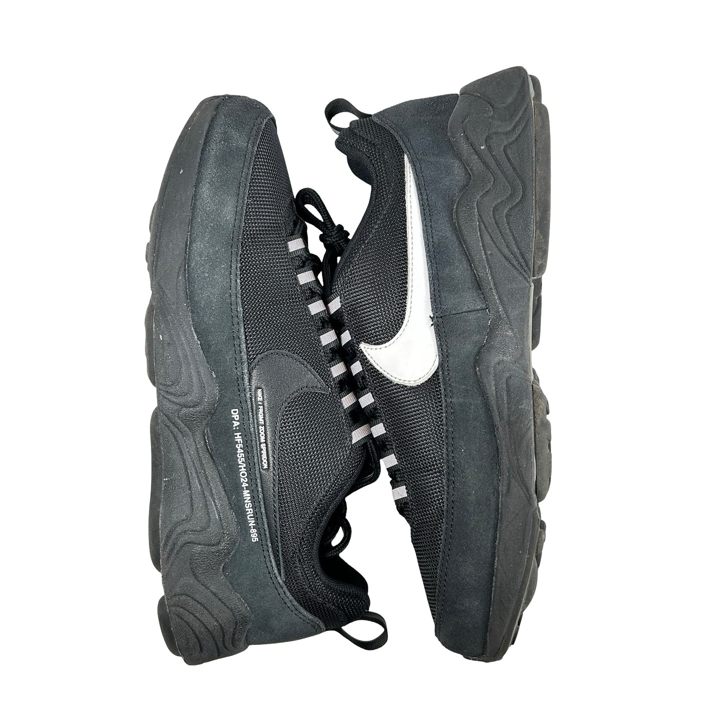 HF5455 001 Nike Air Zoom Spiridon Fragment Design Black [USED] - 8.5 M (Used)