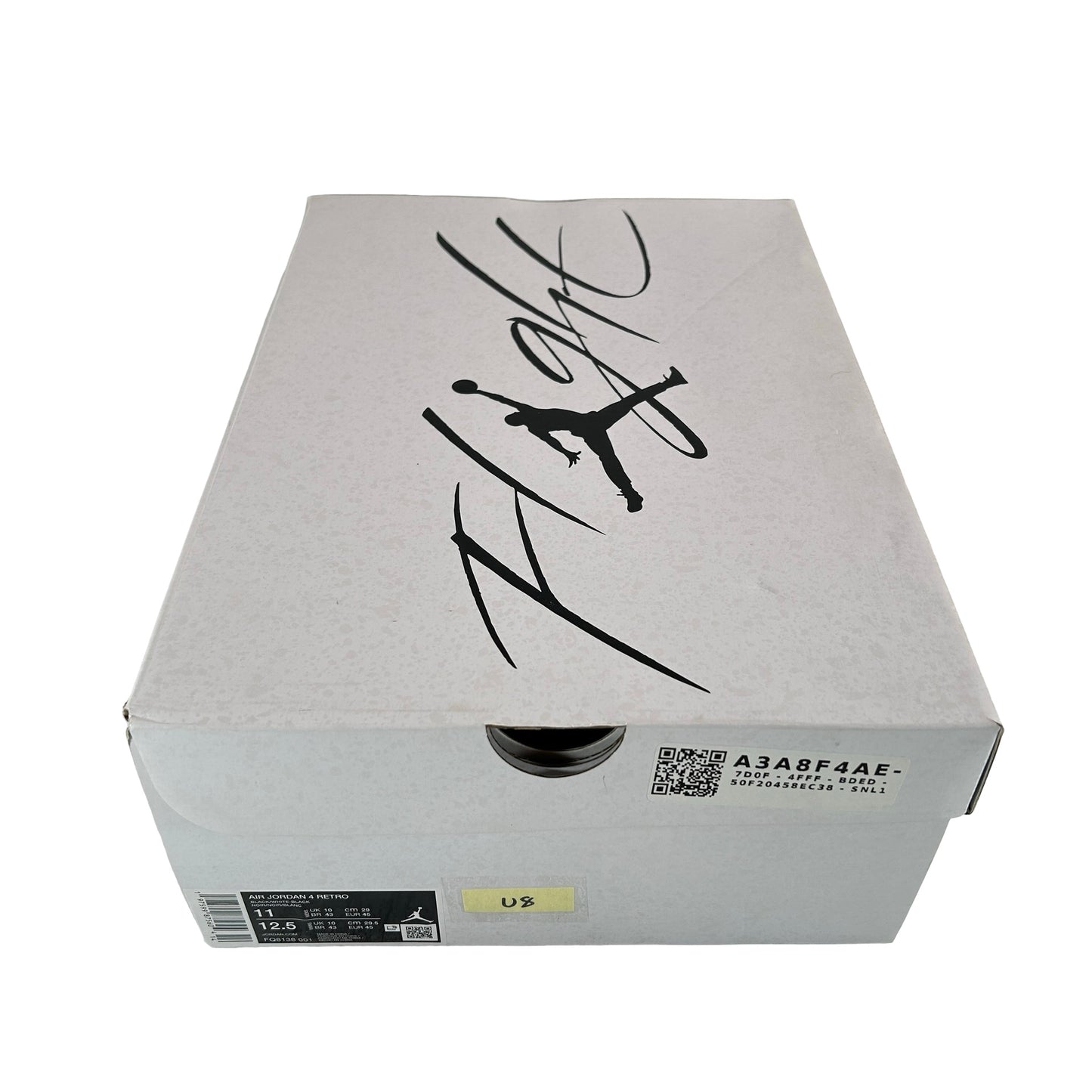 FQ8138 001 Jordan 4 Retro White Thunder [USED] - 11 M (Used8)
