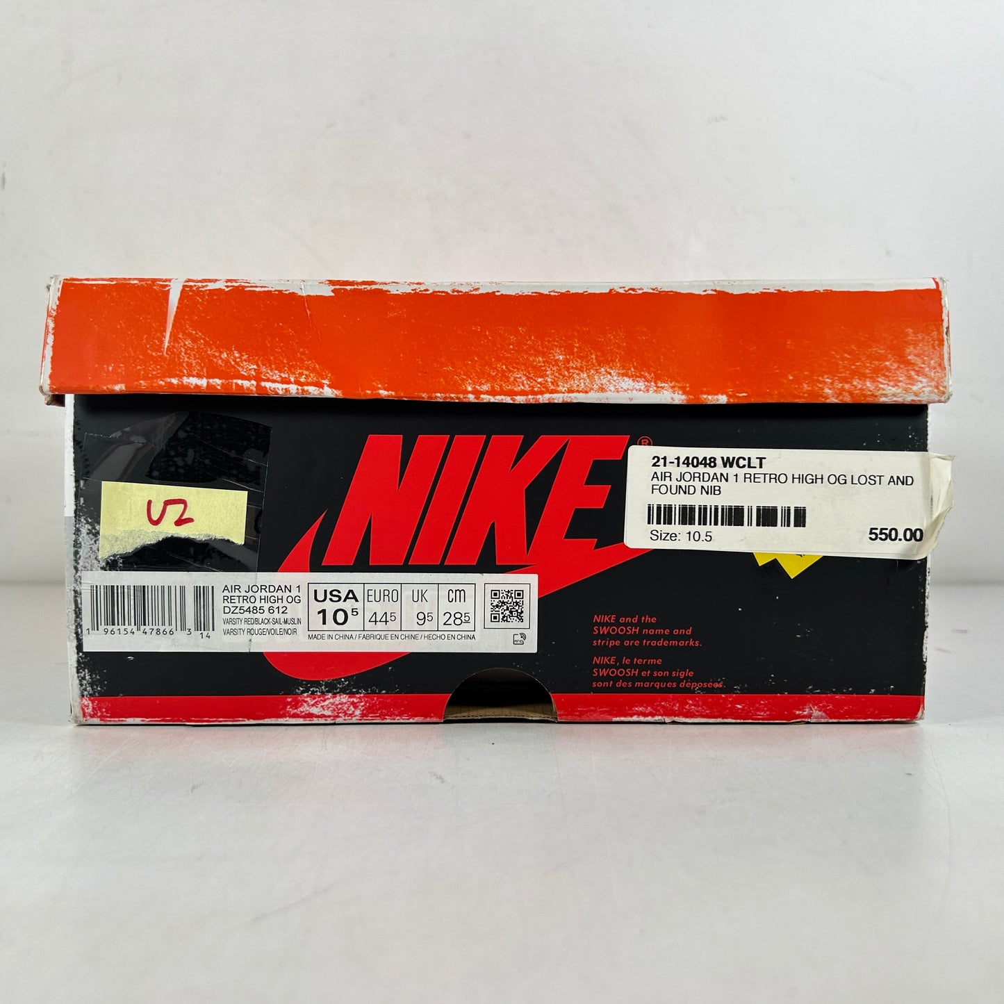 DZ5485 612 Jordan 1 Retro High OG Chicago Lost And Found [USED] - 10.5 M (Used2)