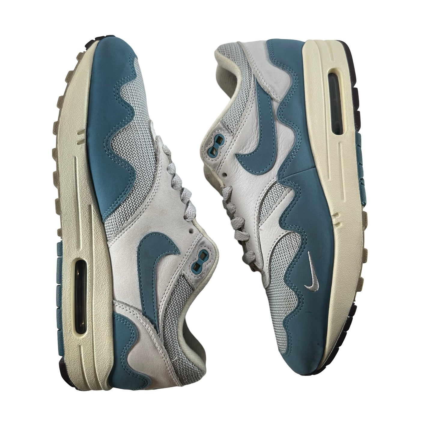 DH1348 004 Nike Air Max 1 Patta Waves Noise Aqua [USED] - 7.5 M (Used) (Replace Box)