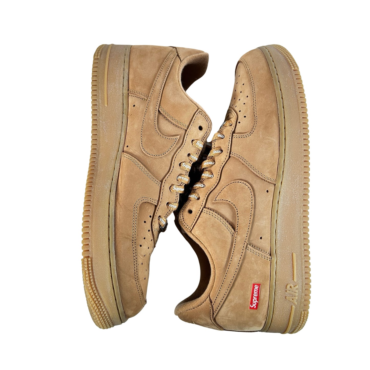 DN1555 200 Nike Air Force 1 Low SP Supreme Wheat [USED] - 11.5 M (Used)
