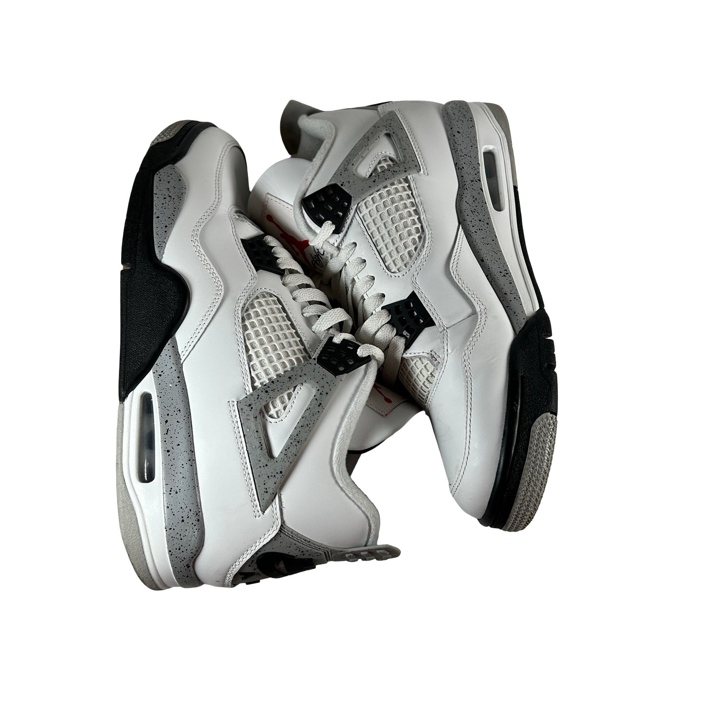 FV5029 100 Jordan 4 Retro White Cement (2025) [USED] - 9 M (Used12)