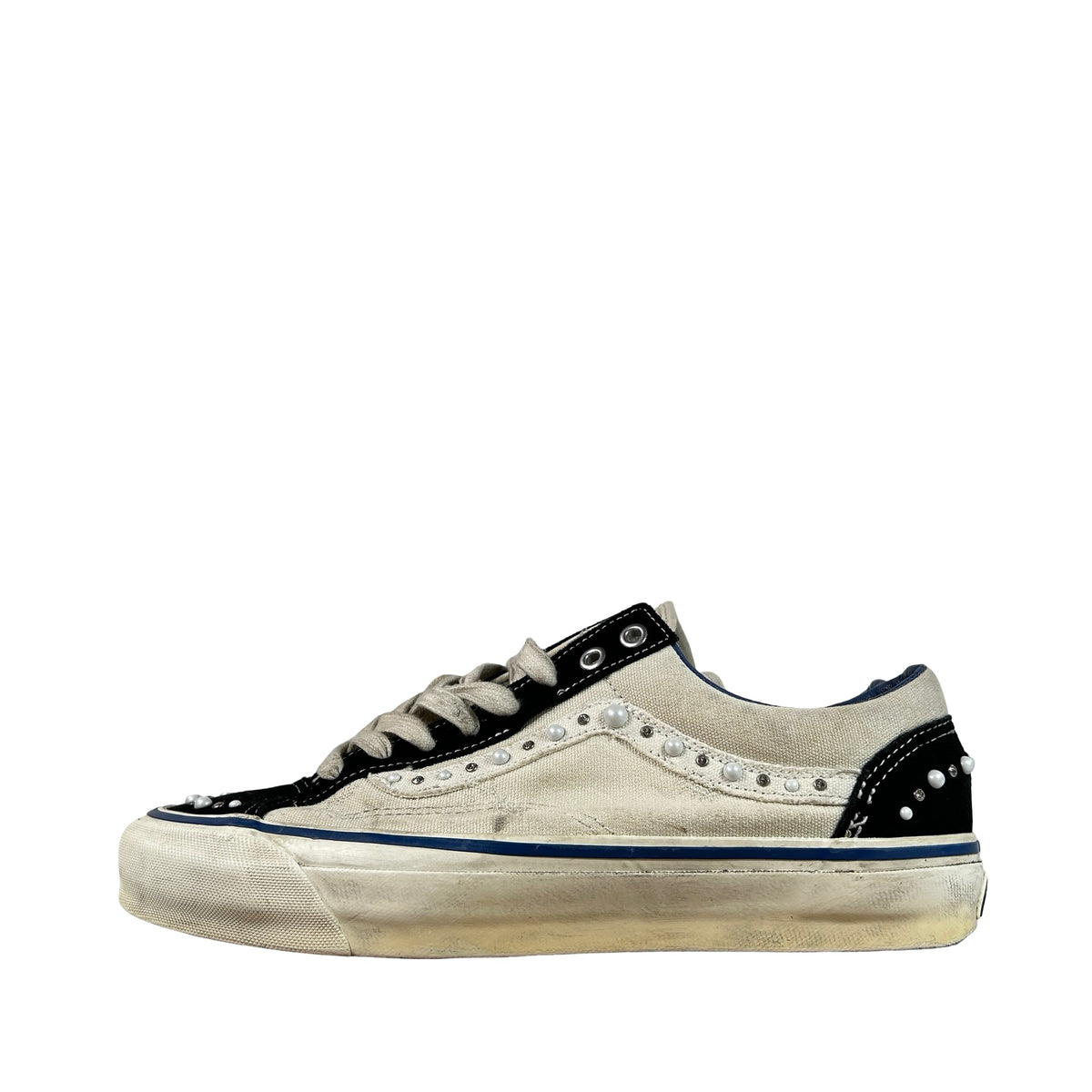 VN000S52FS8 Vans OTW Old Skool 36 Pearlized Pack Marshmallow White [USED] [SAMPLE] - 10 M (Used) (No Box)