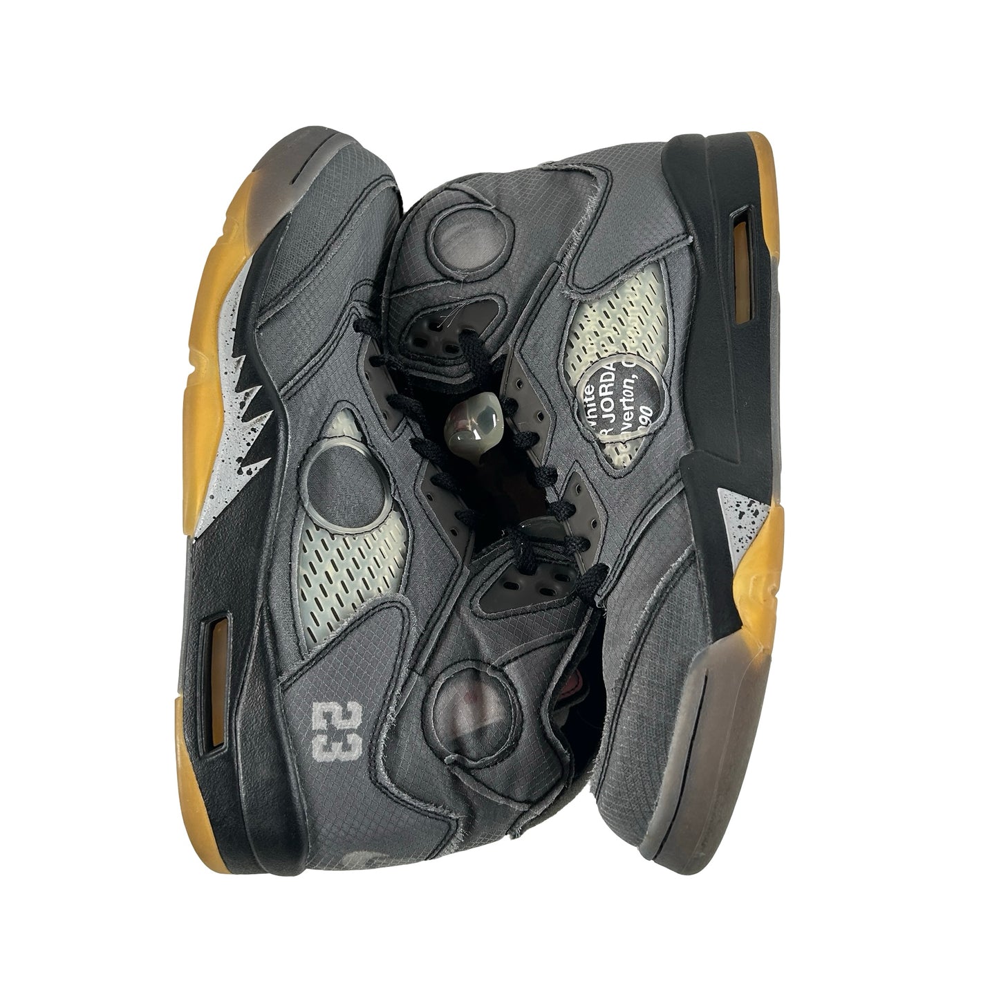 CT8480 001 Jordan 5 Off-White Black [USED] - 10.5 M (Used2) (No Box2)