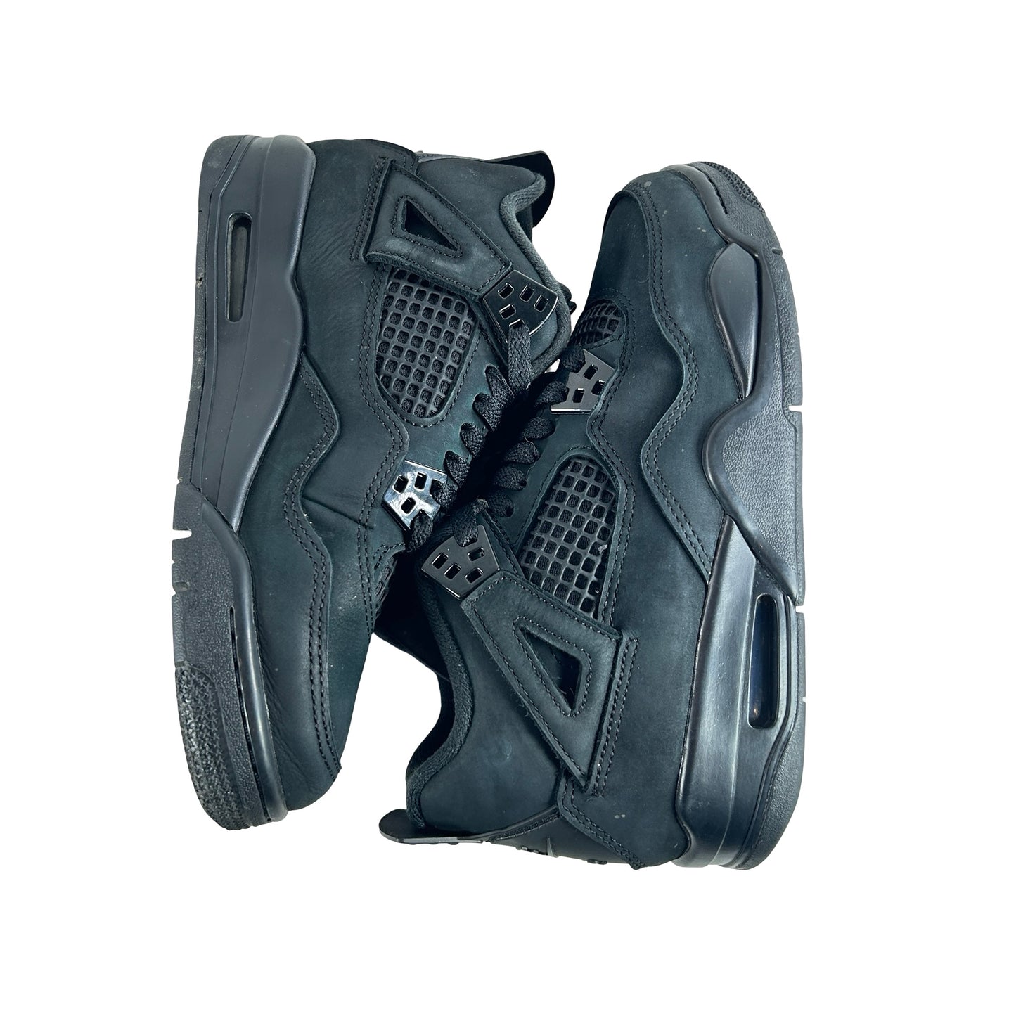 IB4171 010 Jordan 4 Retro Black Cat (2025) (GS) [USED] - 5 Y (Used) (No Box)