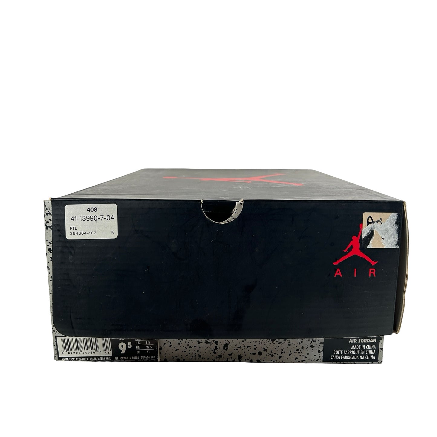 384664 107 Jordan 6 Retro Sport Blue (2014) [USED] - 9.5 M (Used)