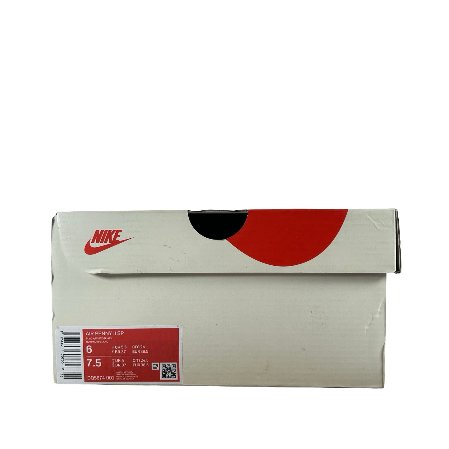 DQ5674 001 Nike Air Penny 2 Stussy Black [USED] - 6 M (Used)
