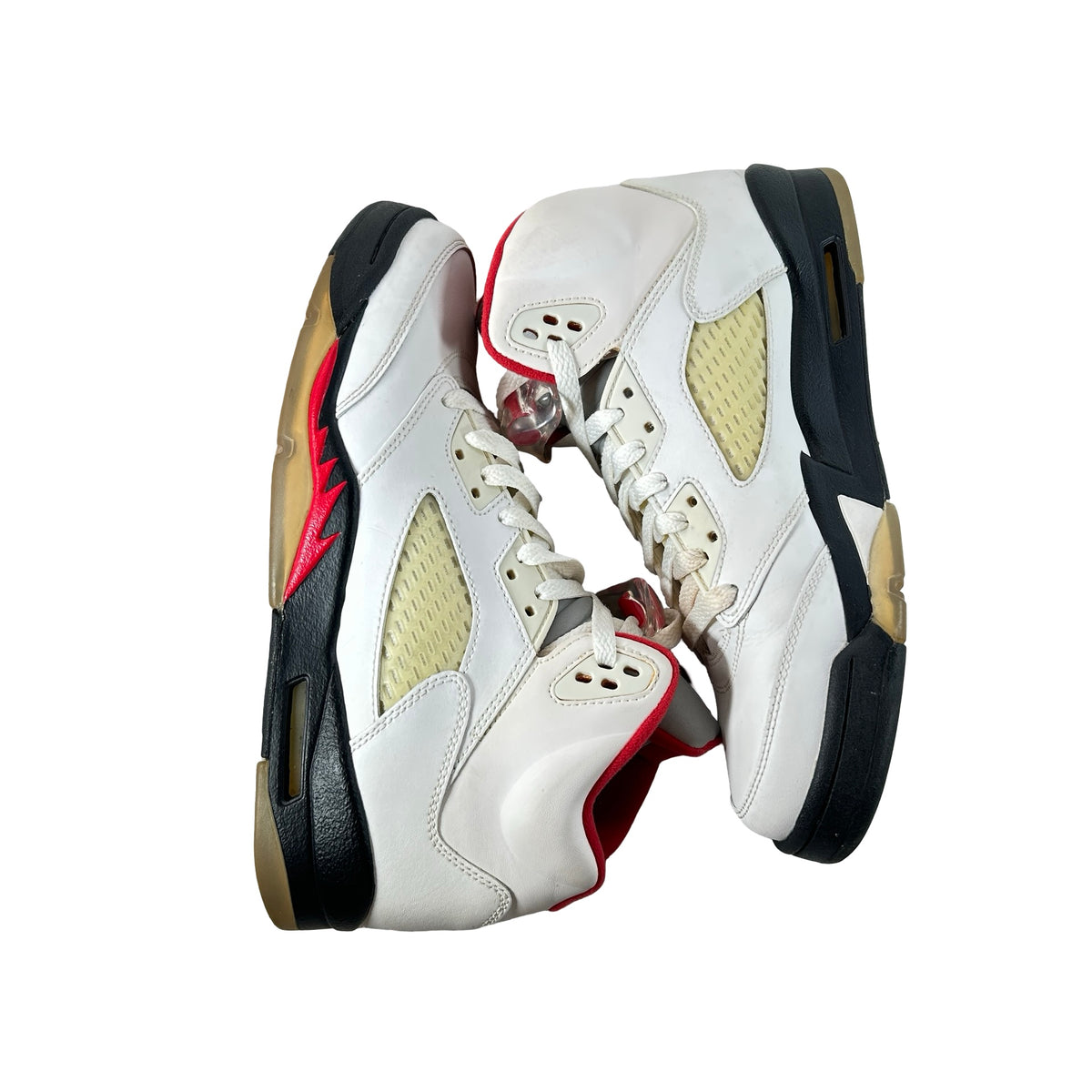 440888 100 Jordan 5 Retro Fire Red 2013 (GS) [USED] - 7 Y (Used)