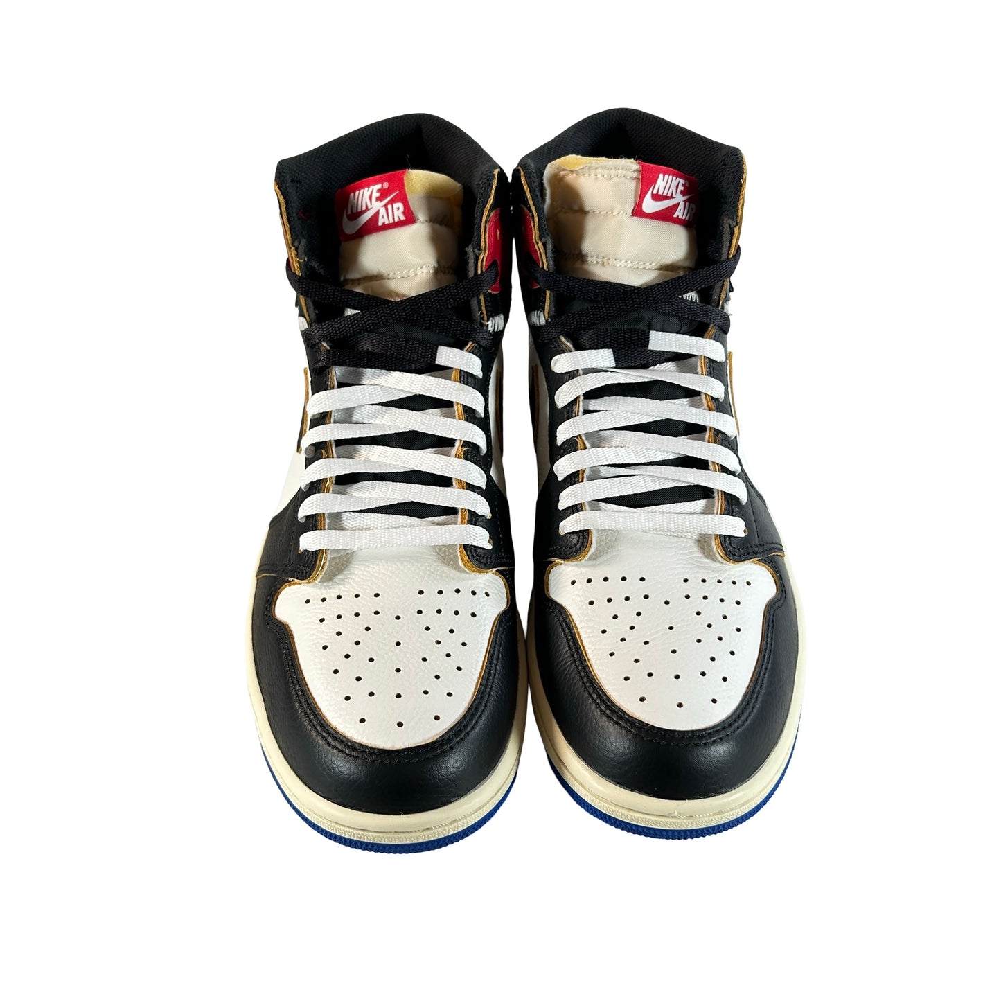 IO7847 002 Jordan 1 Retro High OG SP Fragment x Union LA Varsity Red Sport Royal [USED] - 11 M (Used)