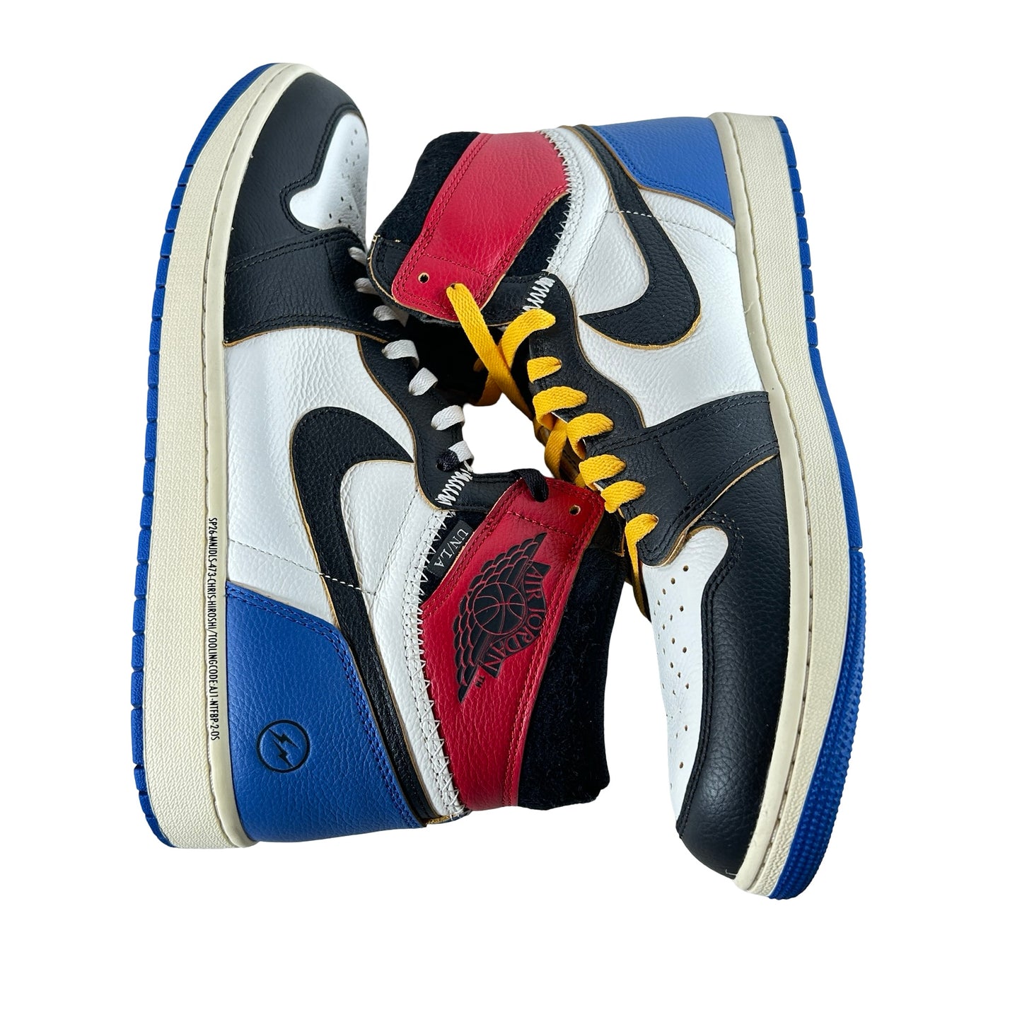 IO7847 002 Jordan 1 Retro High OG SP Fragment x Union LA Varsity Red Sport Royal [USED] - 14 M (Used2)