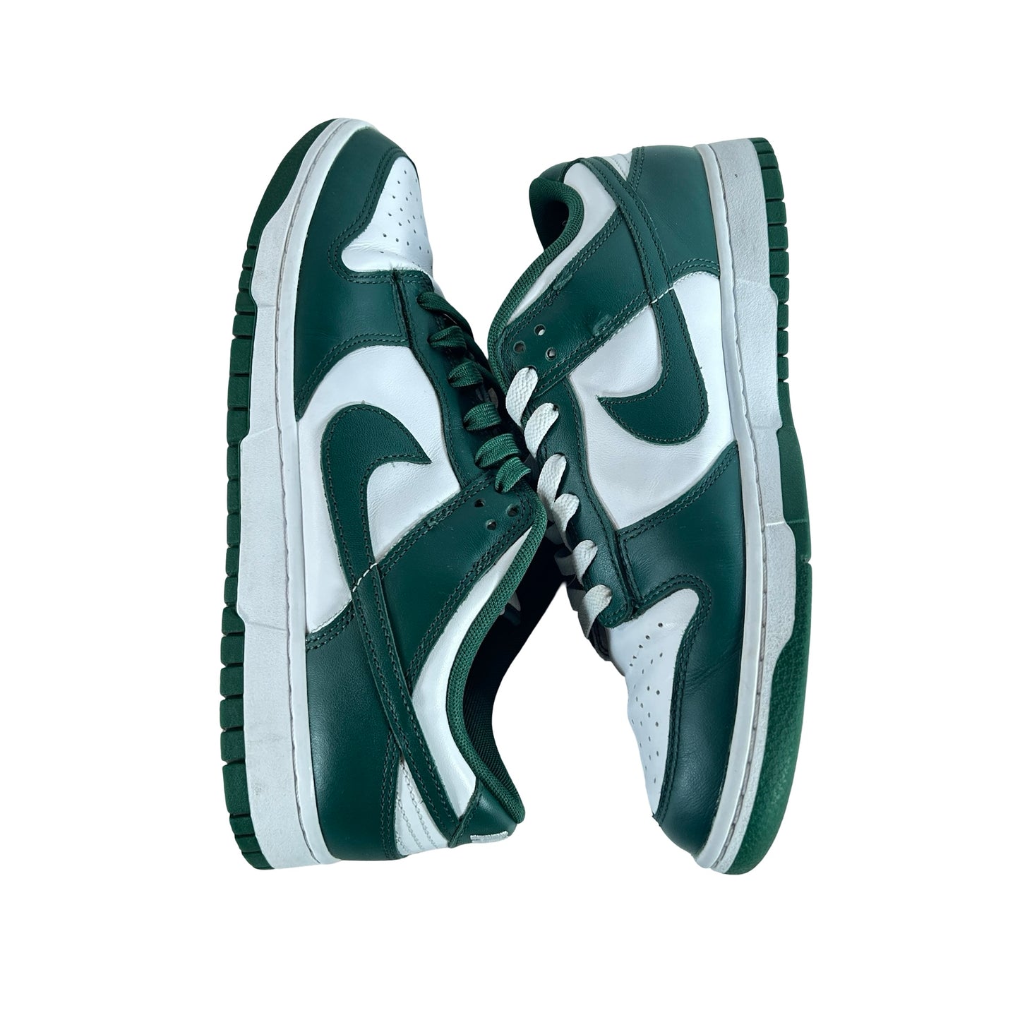 DD1391 101 Nike Dunk Low Michigan State [USED] - 9.5 M (Used4)