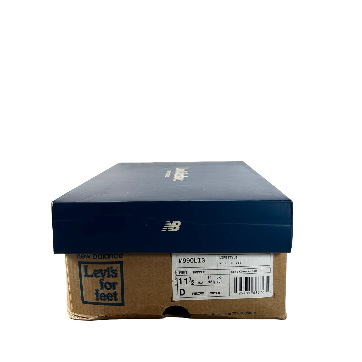 M990LI3 New Balance 990v3 MiUSA Levi's Denim [USED] - 11.5 M (Used)