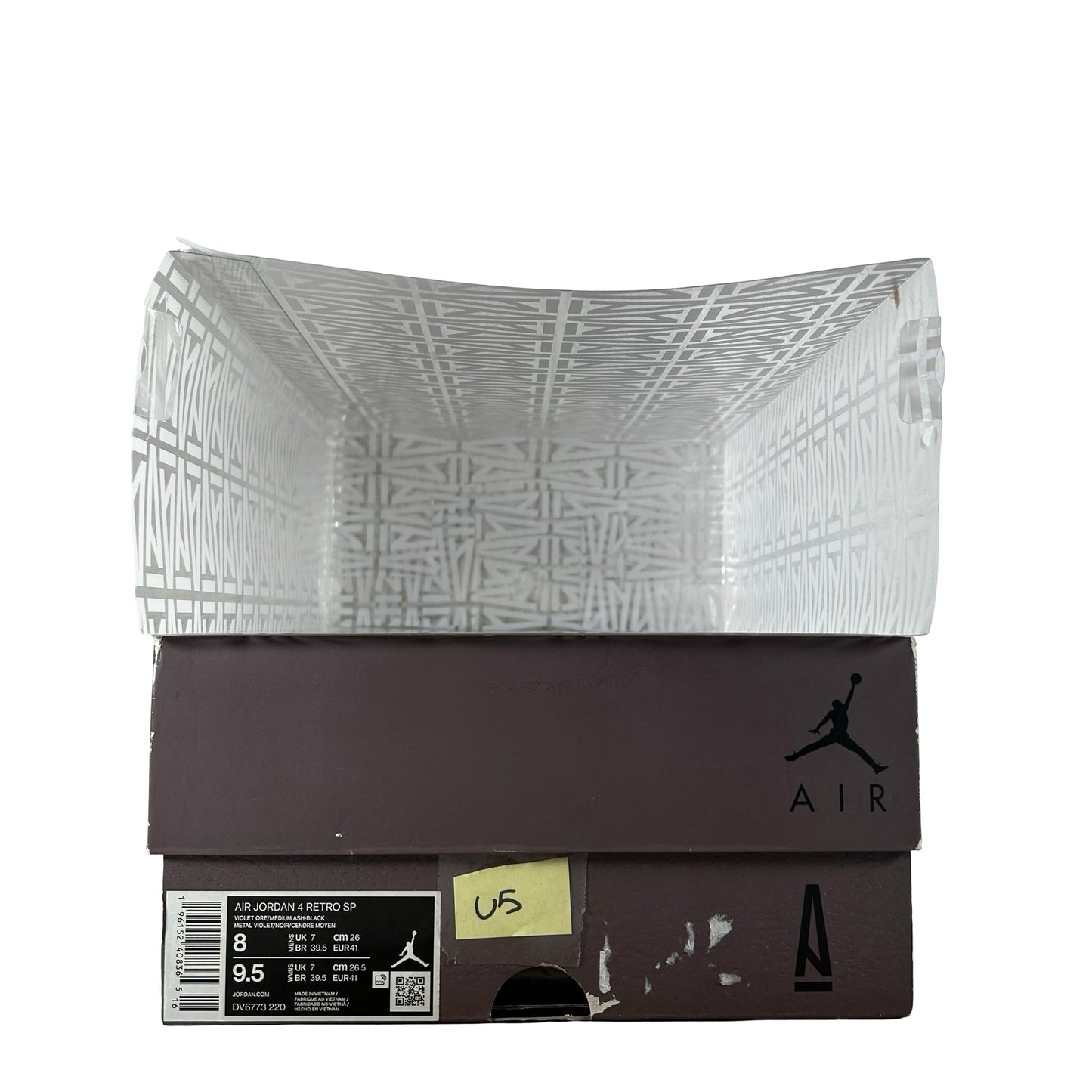 DV6773 220 Jordan 4 Retro SP A Ma Maniére Violet Ore [USED] - 8 M (Used5)