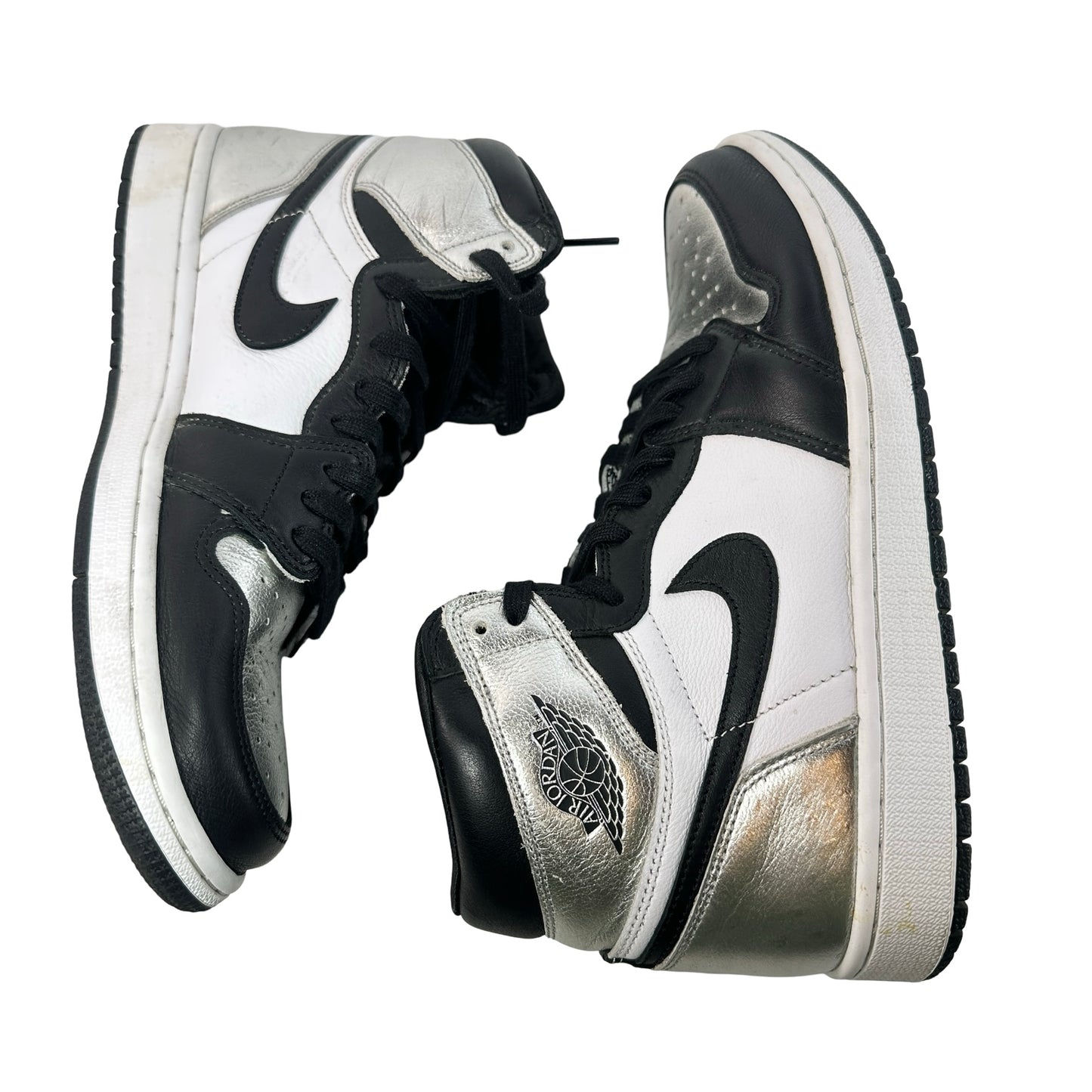 CD0461 001 Jordan 1 Retro High Silver Toe (W) [USED] - 10 W (Used) (Replace Box)