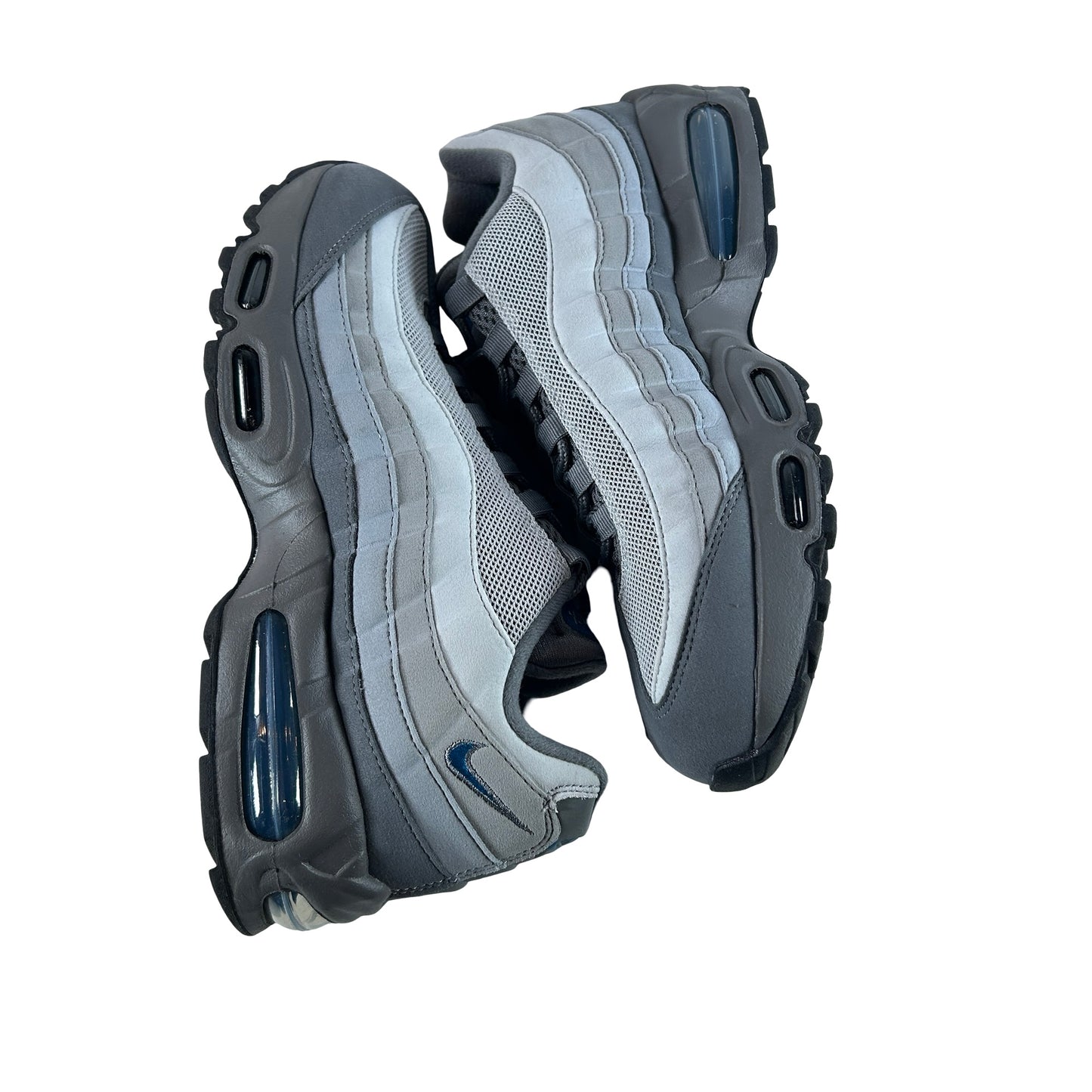 IH4457 003 Nike Air Max 95 OG Big Bubble Smoke Grey Green Abyss [USED] - 9 M (Used)