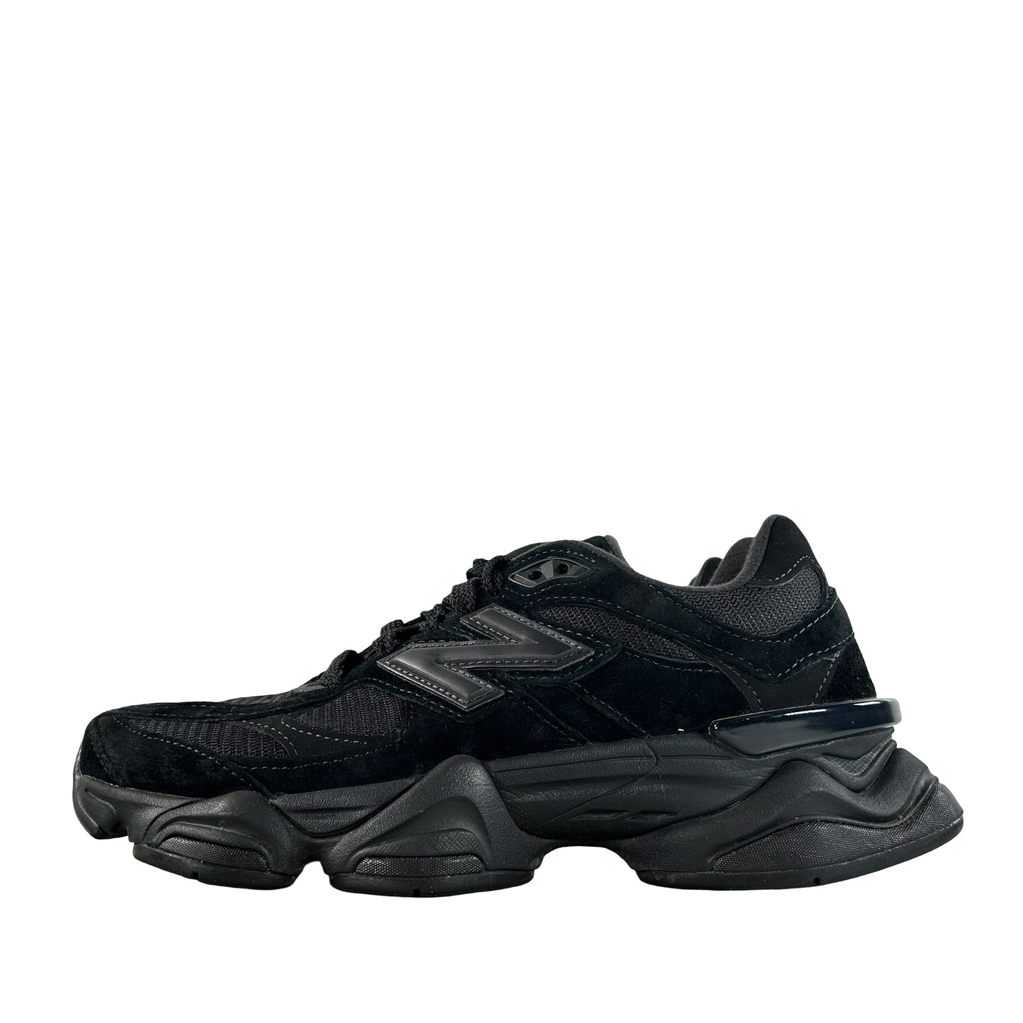 U9060BPM New Balance 9060 Triple Black [USED] - 7.5 M (Used)
