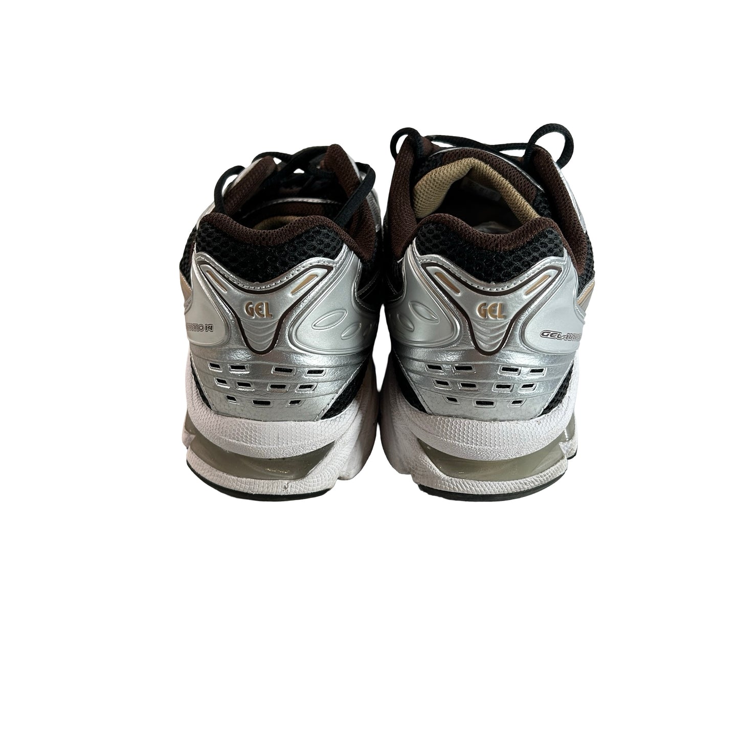 1201A019 004 ASICS Gel-Kayano 14 Black Coffee Silver [USED] - 11.5 M (Used)