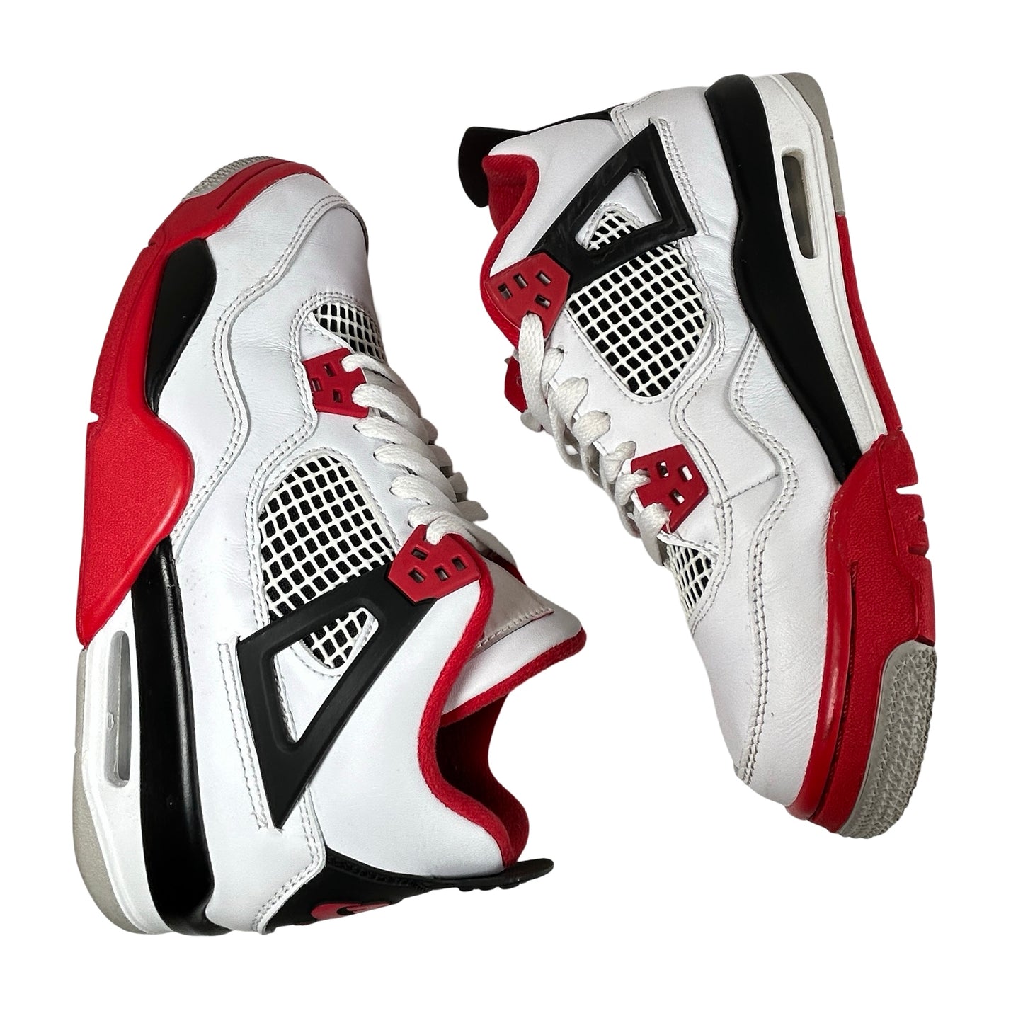 408452 160 Jordan 4 Retro Fire Red (2020) (GS) [USED] - 6.5 Y (Used) (No Box)