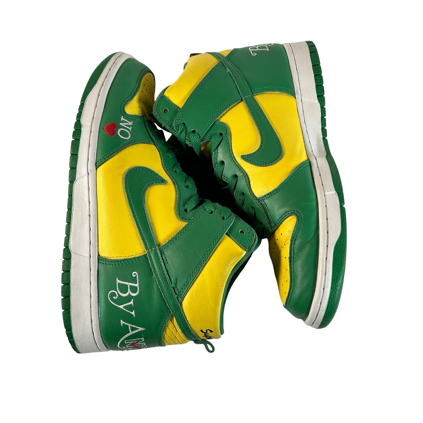 DN3741 700 Nike SB Dunk High Supreme By Any Means Brazil [USED] - 9 M (Used) (No Box)