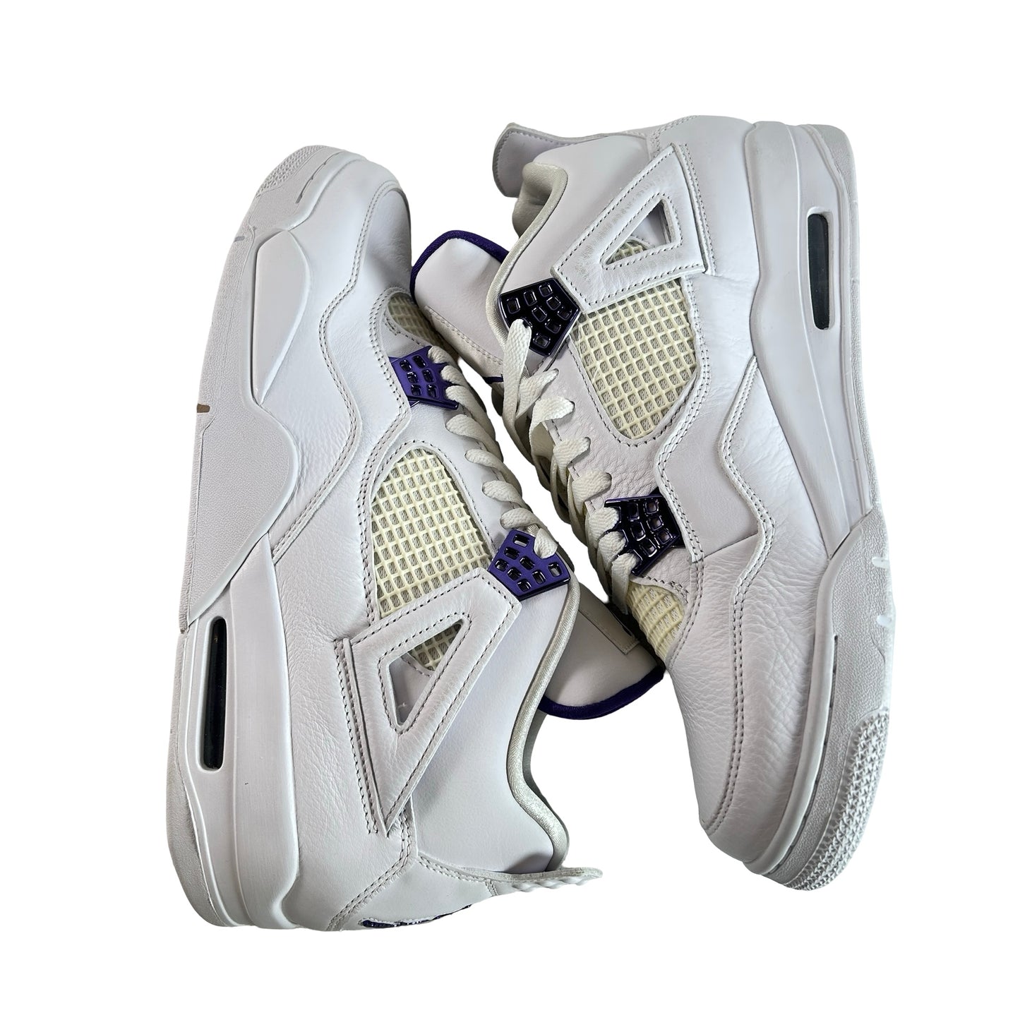 CT8527 115 Jordan 4 Retro Metallic Purple [CONDITIONAL] - 12 M (Yellowing) (Replace Box)