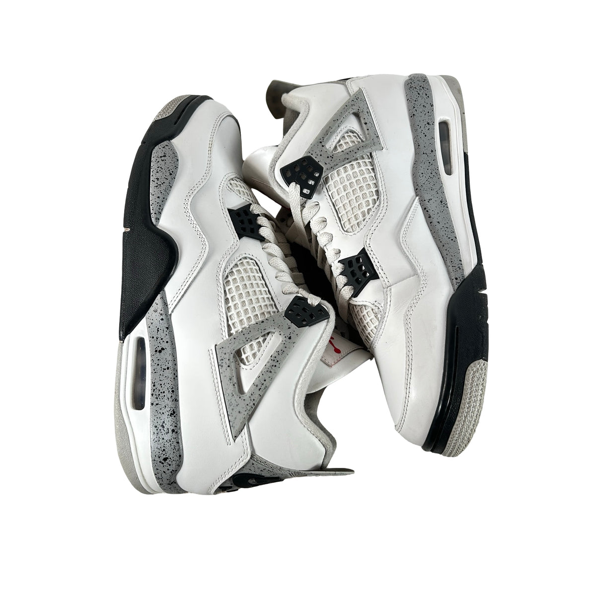 FV5029 100 Jordan 4 Retro White Cement (2025) [USED] - 9.5 M (Used3) (No Box3)