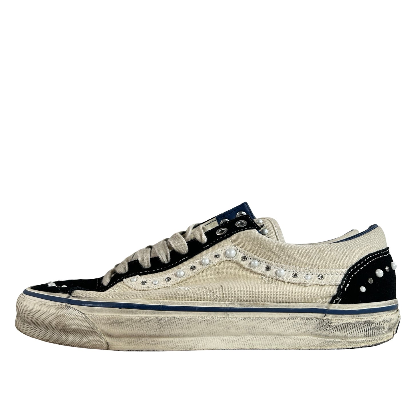 VN000S52FS8 Vans OTW Old Skool 36 Pearlized Pack Marshmallow White [USED] - 12 M (Used)