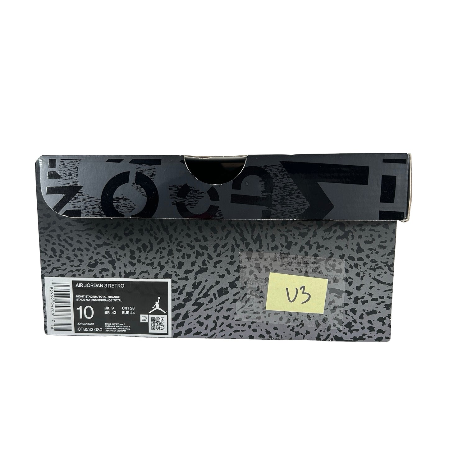 CT8532 080 Jordan 3 Retro Fear Pack (2023) [USED] - 10 M (Used3)