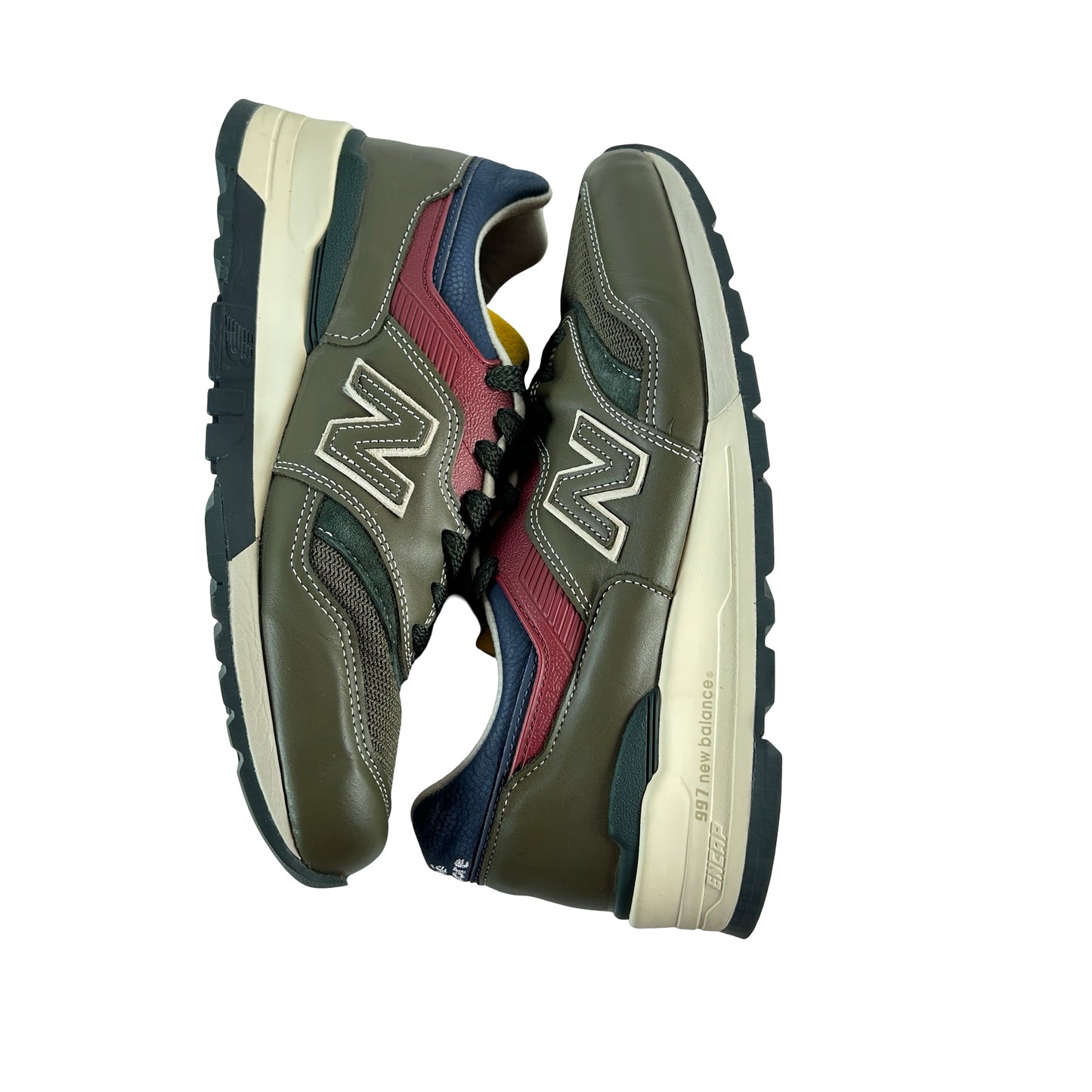 U997AIM New Balance 997 MiUSA Aimé Leon Dore Dark Moss Angora [USED] - 8.5 M (Used)