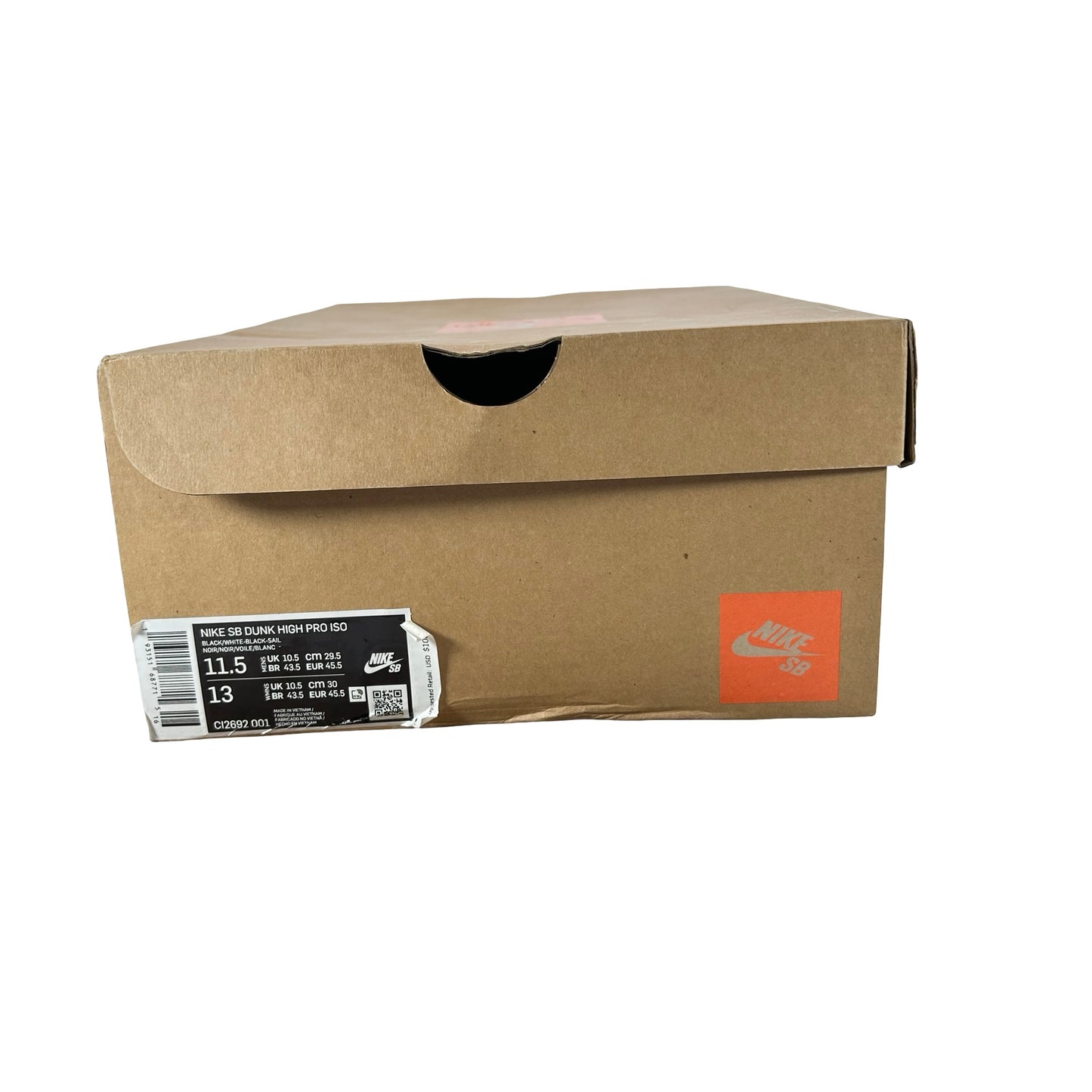 CI2692 001 Nike SB Dunk High Oski Shark [USED] - 11.5 M (Used)