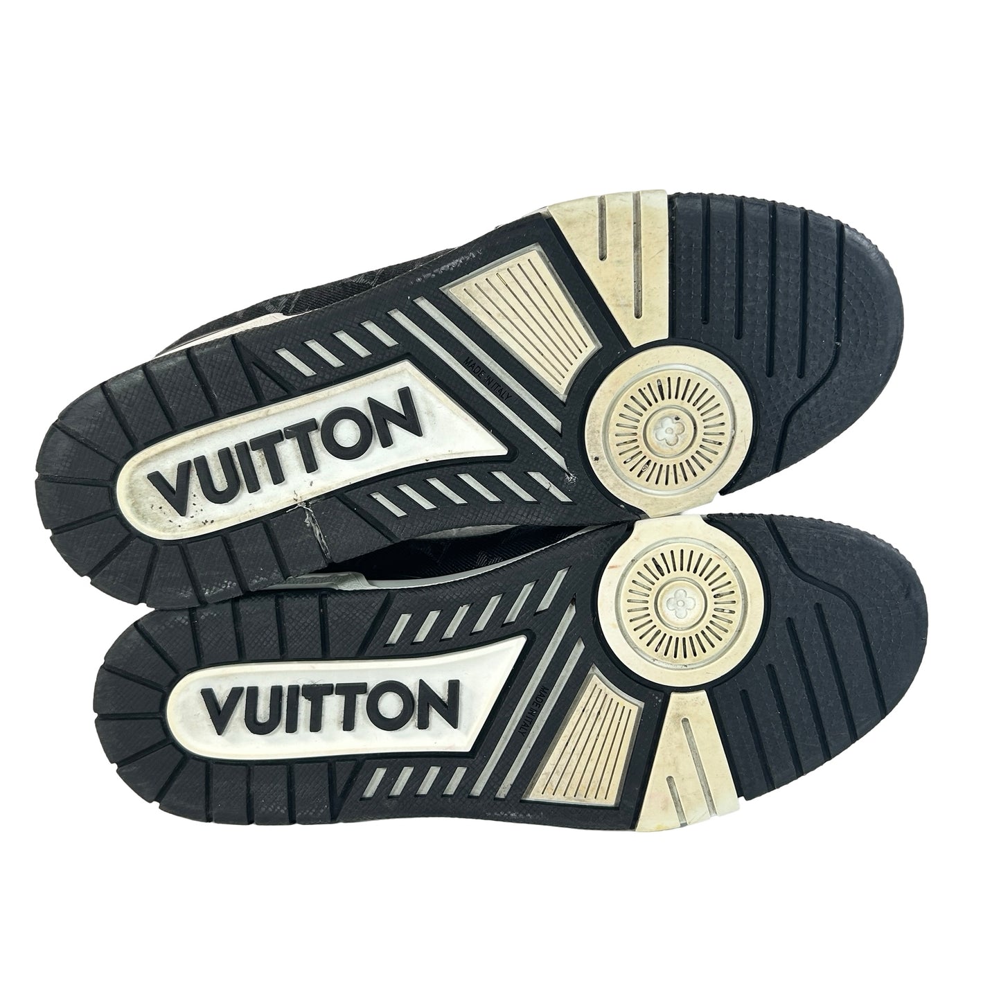 Louis Vuitton LV Trainer White Black - LV  7.5 (Used) (No Box)