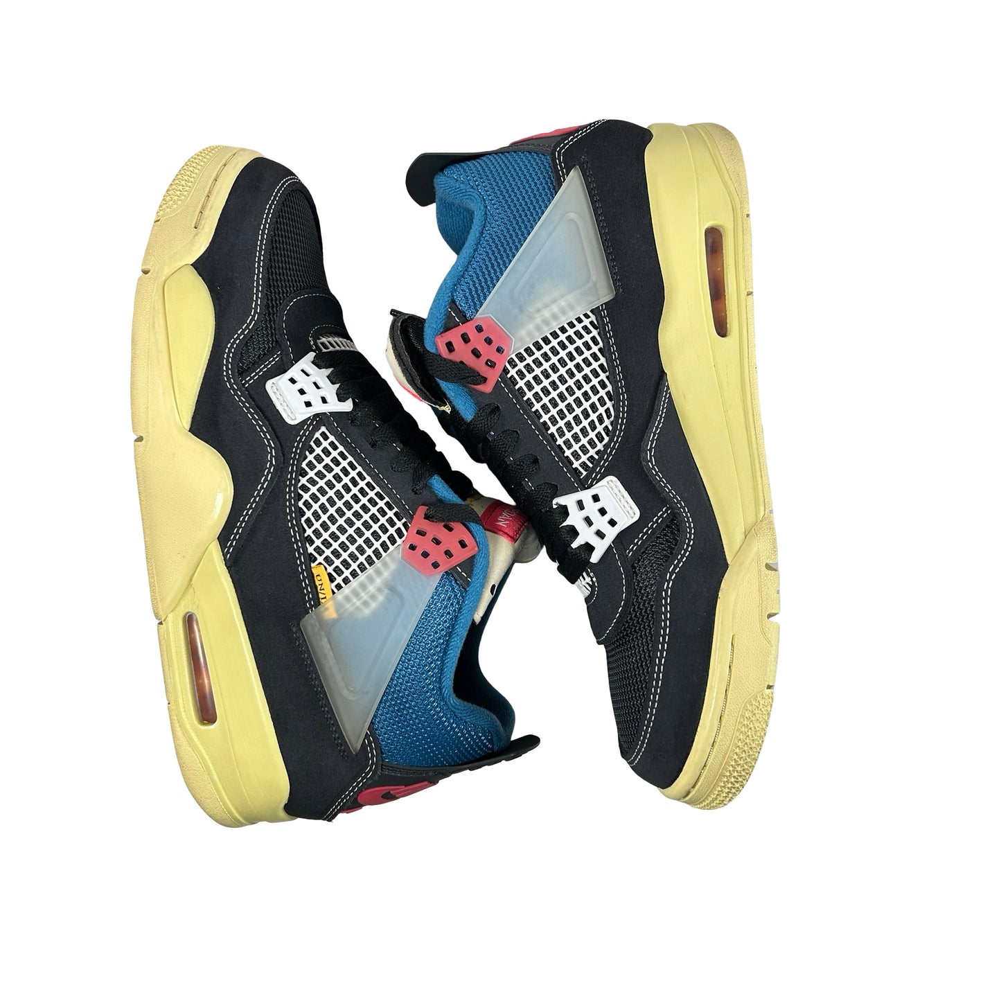 DC9533 001 Jordan 4 Retro Union Off Noir [USED] - 9 M (VNDS)
