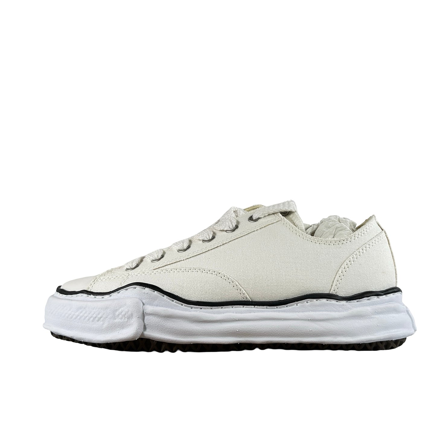 A01FW702 WHT Maison Mihara Yasuhiro Peterson OG Sole Canvas Low White [USED] - 44 EU (VNDS)