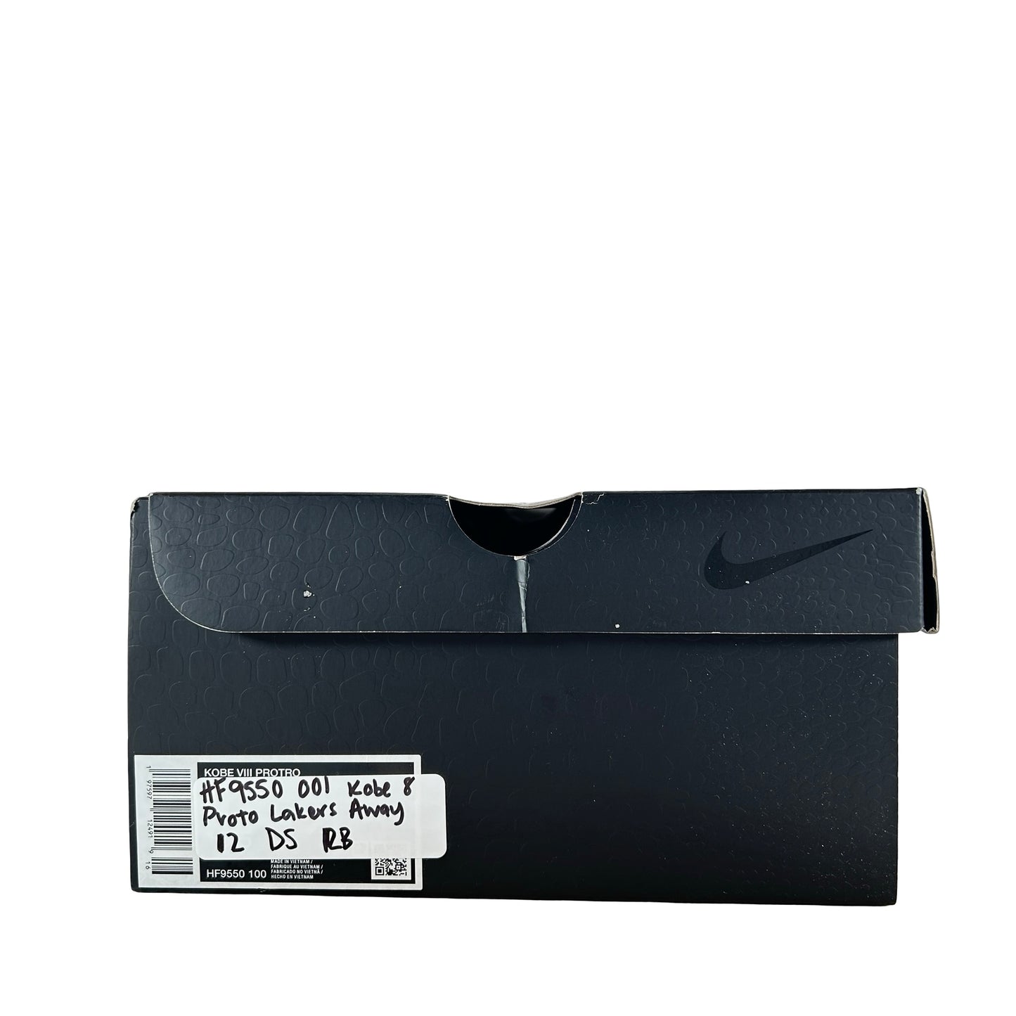 HF9550 001 Nike Kobe 8 Protro Lakers Away [REPLACE BOX]