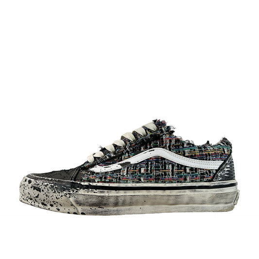 VN000D9VDE2 Vans Premium Old Skool Charms Black Gray [USED] - 8 M (Used2)