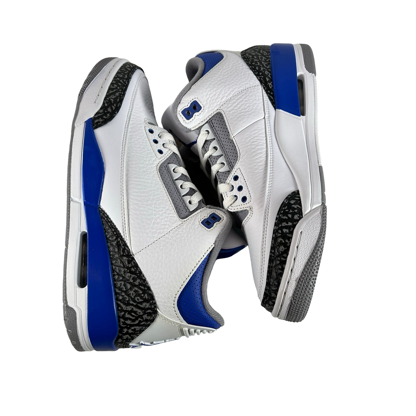 CT8532 145 Jordan 3 Retro Racer Blue [CONDITIONAL] - 9 M (Yellowing)