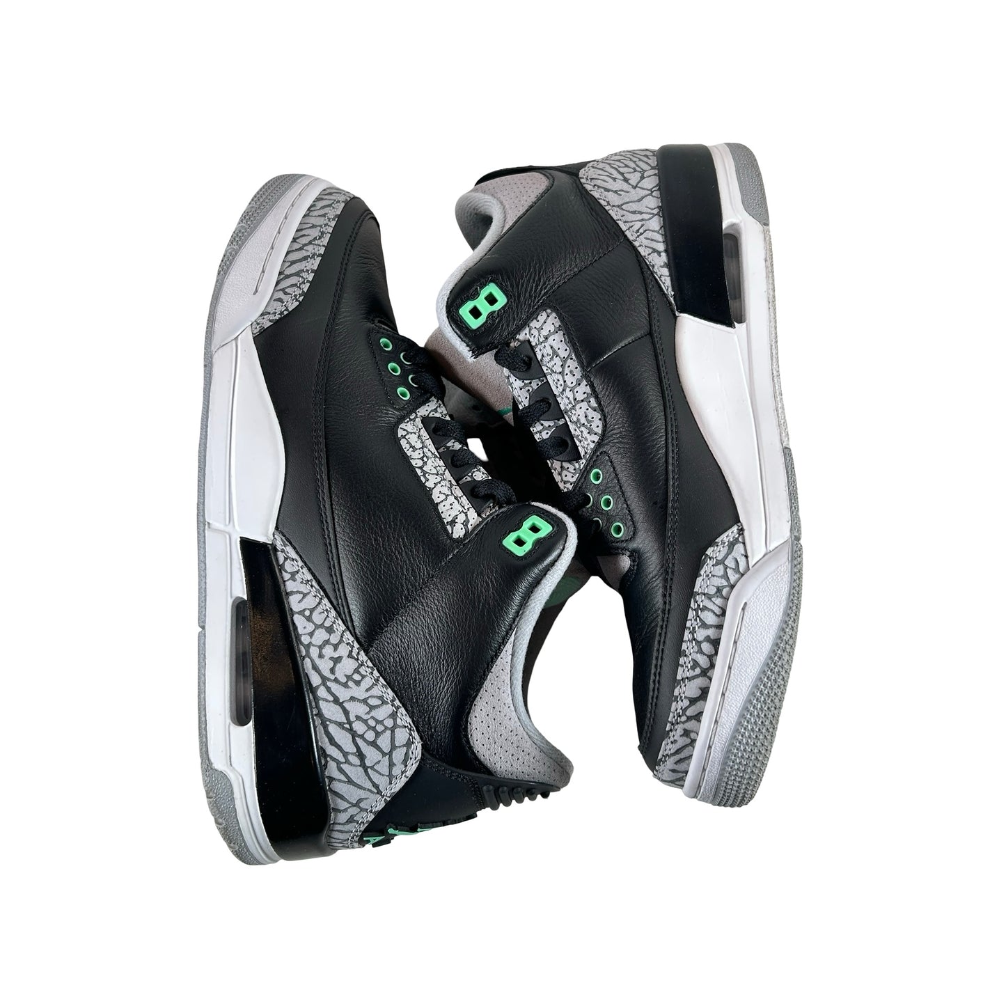 CT8532 031 Jordan 3 Retro Green Glow [USED] - 9 M (Used)