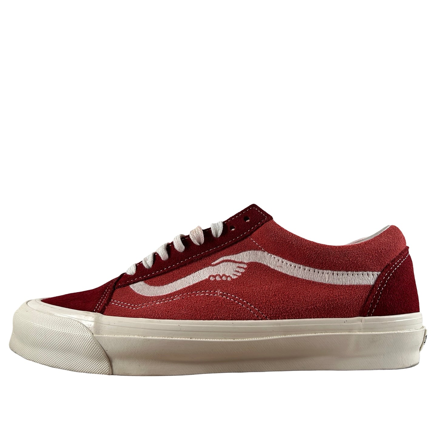 VN0A4P3X214 Vans Old Skool Notre Red [USED] - 9.5 M (Used)