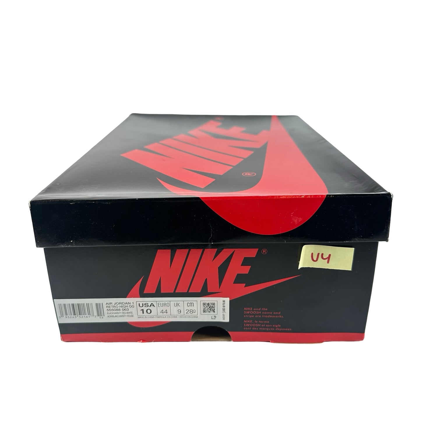 555088 063 Jordan 1 Retro High OG Patent Bred [USED] - 10 M (Used4)