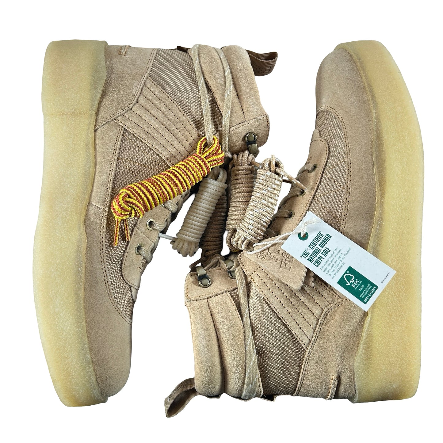 26176618 Clarks Originals Rushden Boot Ronnie Fieg 8th Street Shearling Tan [USED] - 12 M (Used)