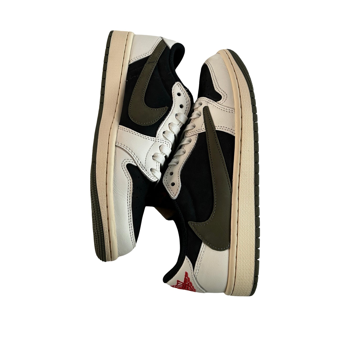 DZ4137 106 Jordan 1 Retro Low OG SP Travis Scott Olive (W) [USED] - 8.5 W (Used3)